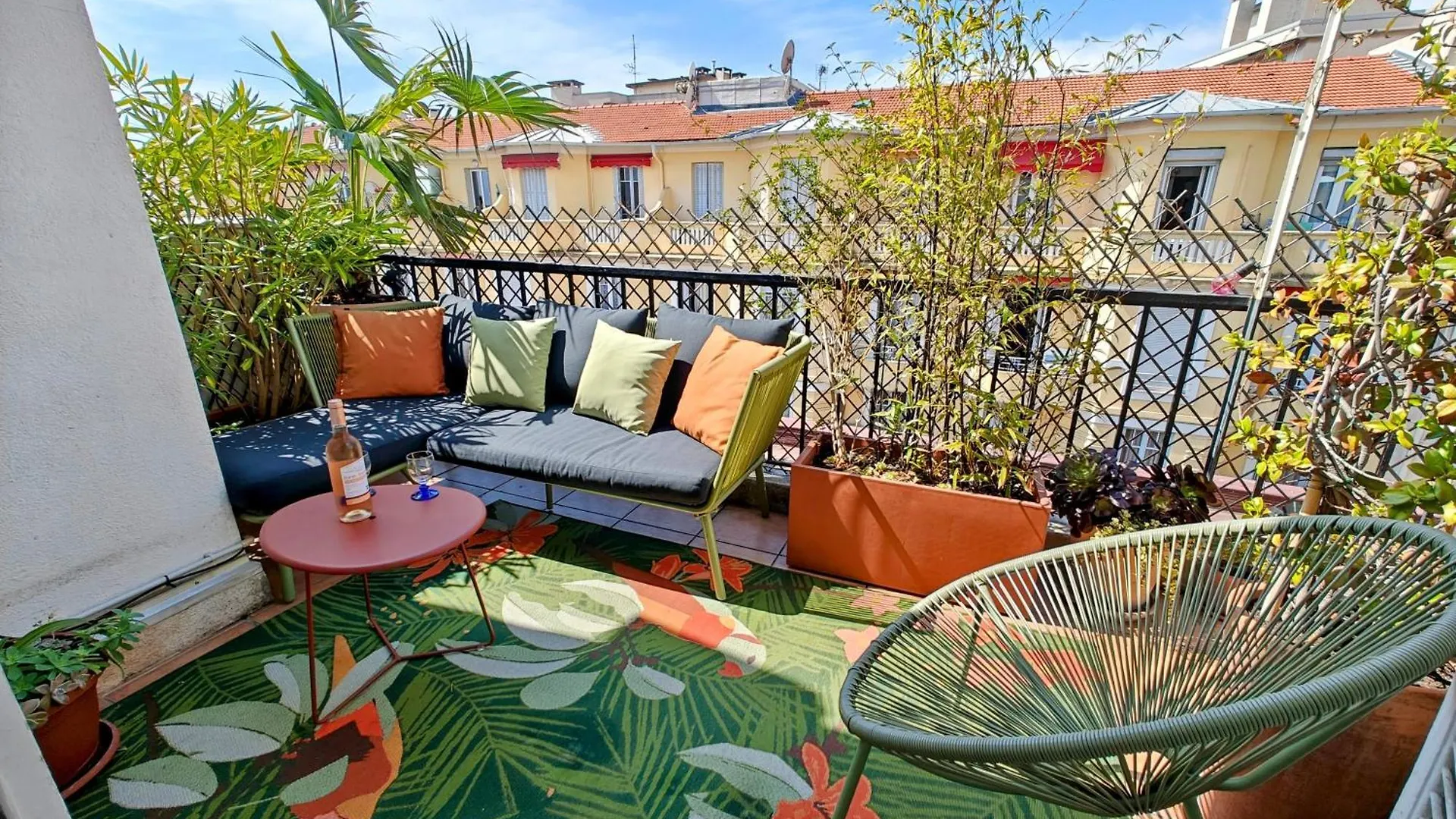 Cozy Roof Terrace Near Promenade Des Anglais - Ac Nice